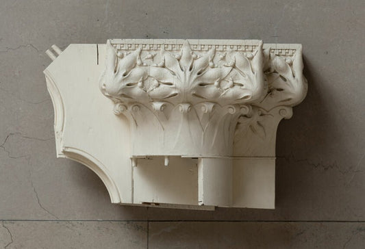 Auditorium Building by  Column Capital and Portion of a Frieze by  Adler & Sullivan, architects; American, 1883-1895, 23x16"( A2 size ) Poster Print