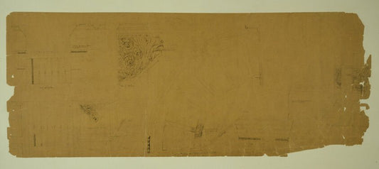 Auditorium Building, Chicago, Illinois, Plaster Details for Vestibule Arch by  Adler and Sullivan, 23x16"( A2 size ) Poster Print