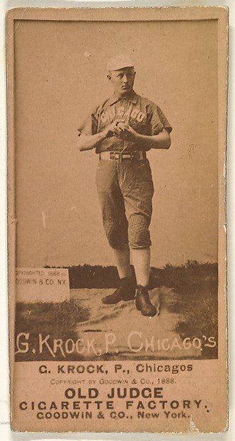 :August H. "Gus" Krock Pitcher Chicago from the Old Judge se-16x12"(A3) Poster