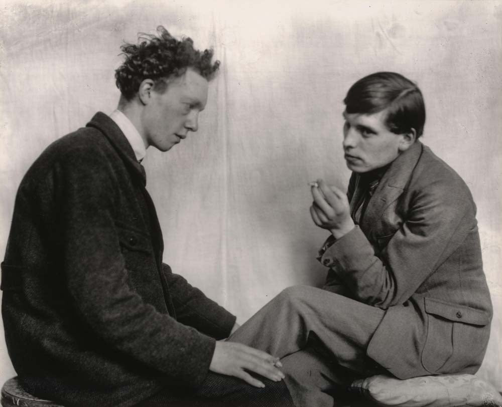 August Sander - Bohemians, vintage historic photograph, modern poster print