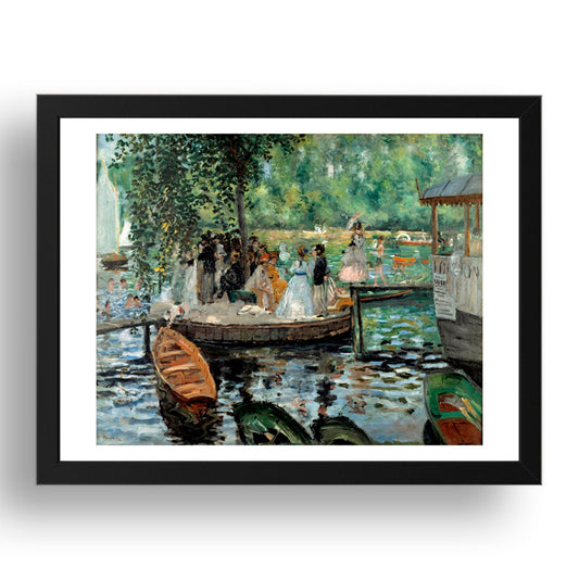 Auguste Renoir La Grenouillère,  vintage art, A3 (16x12") Poster Print