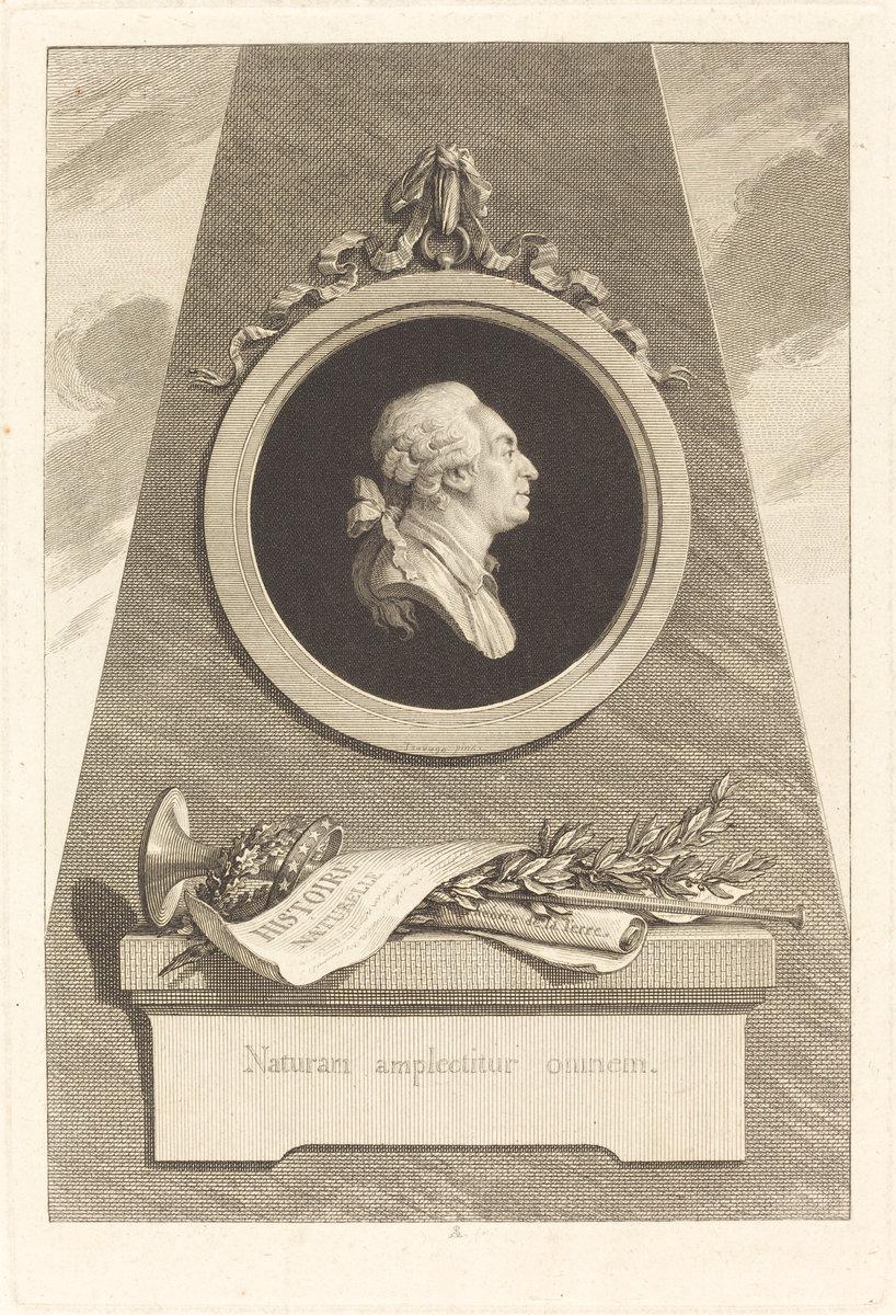 Augustin de Saint-Aubin after Piat Joseph Sauvage:Comte de B,16x12"(A3) Poster