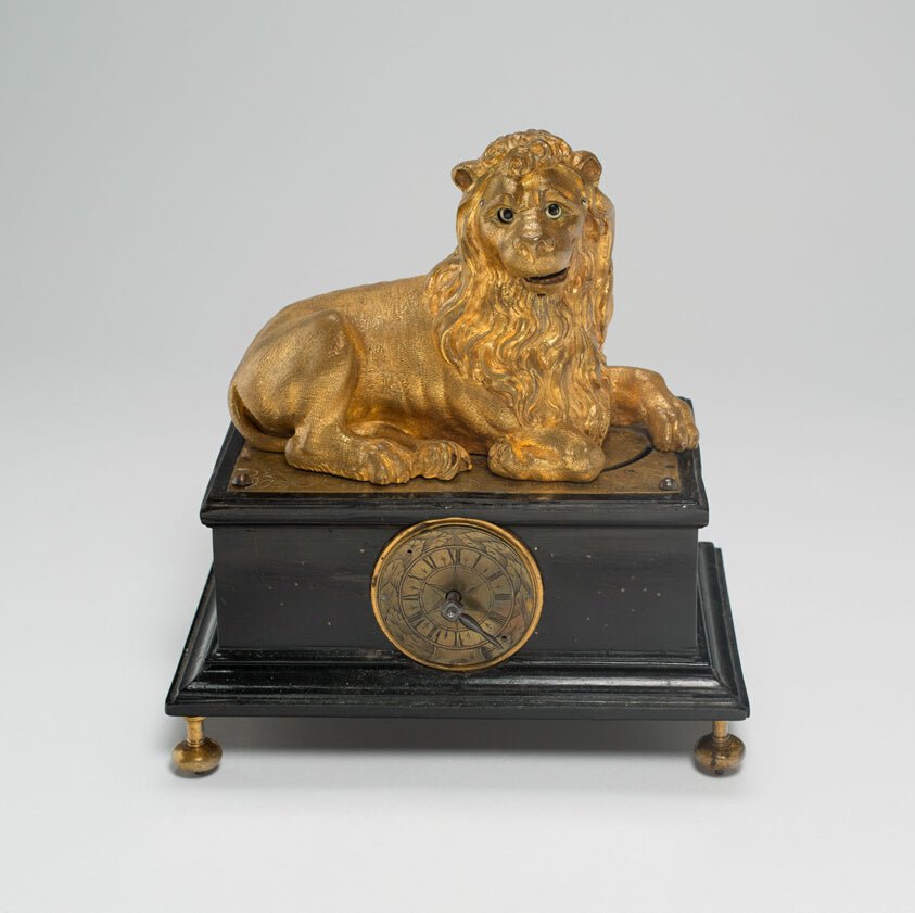 Automaton Clock in the Shape of a Lion by  Augsburg, Germany, 23x16"( A2 size ) Poster Print