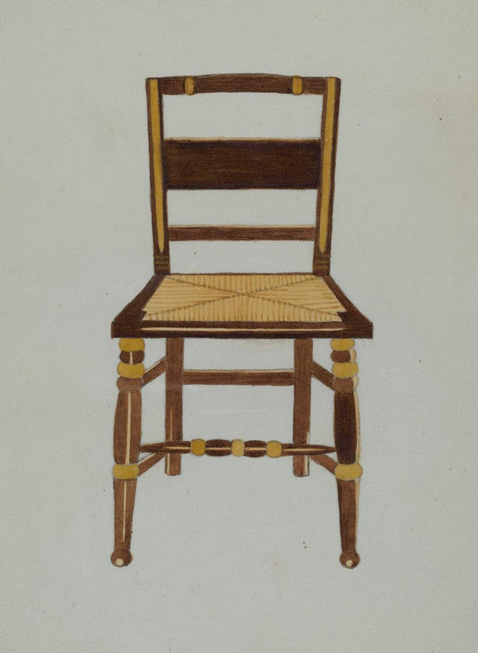 B. Holst-Grubbe:Chair,16x12"(A3) Poster