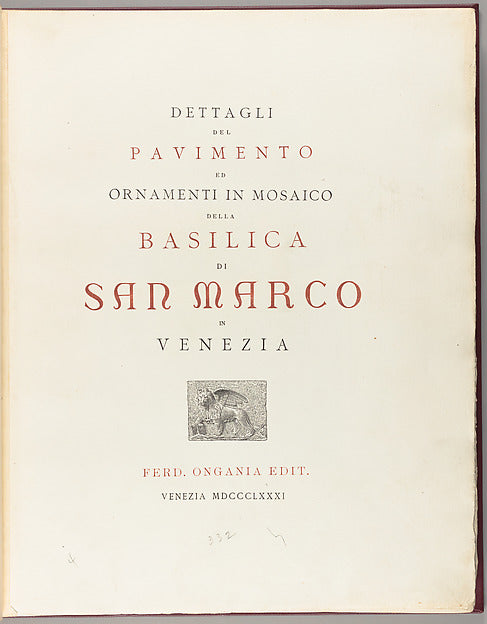 :La Basilica di San Marco in Venezia illustrata nella storia-16x12"(A3) Poster