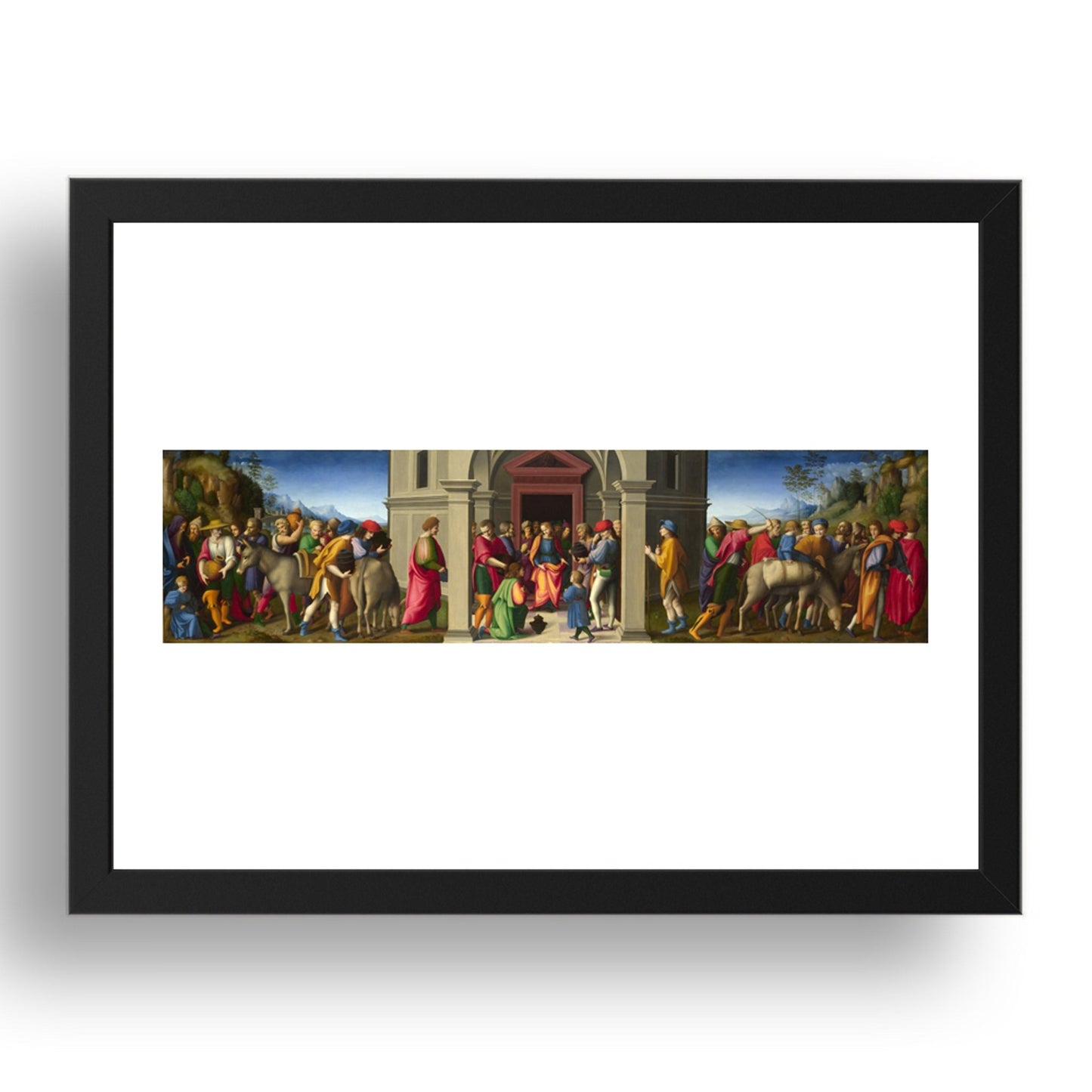 Bacchiacca: Joseph receives his Brothers, Poster in 17x13"(A3) Frame