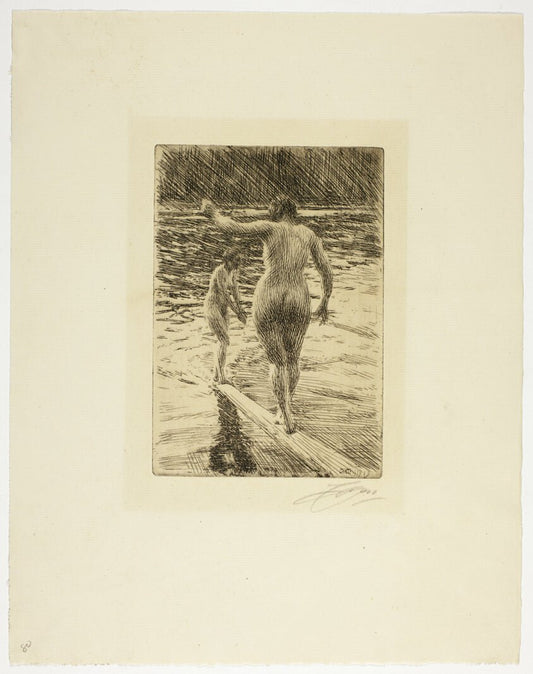 Balance by  Anders Zorn, 23x16"( A2 size) Poster Print