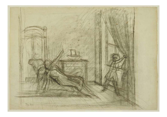 Balthus - Study for The Room, 16x12" (A3) Poster Print