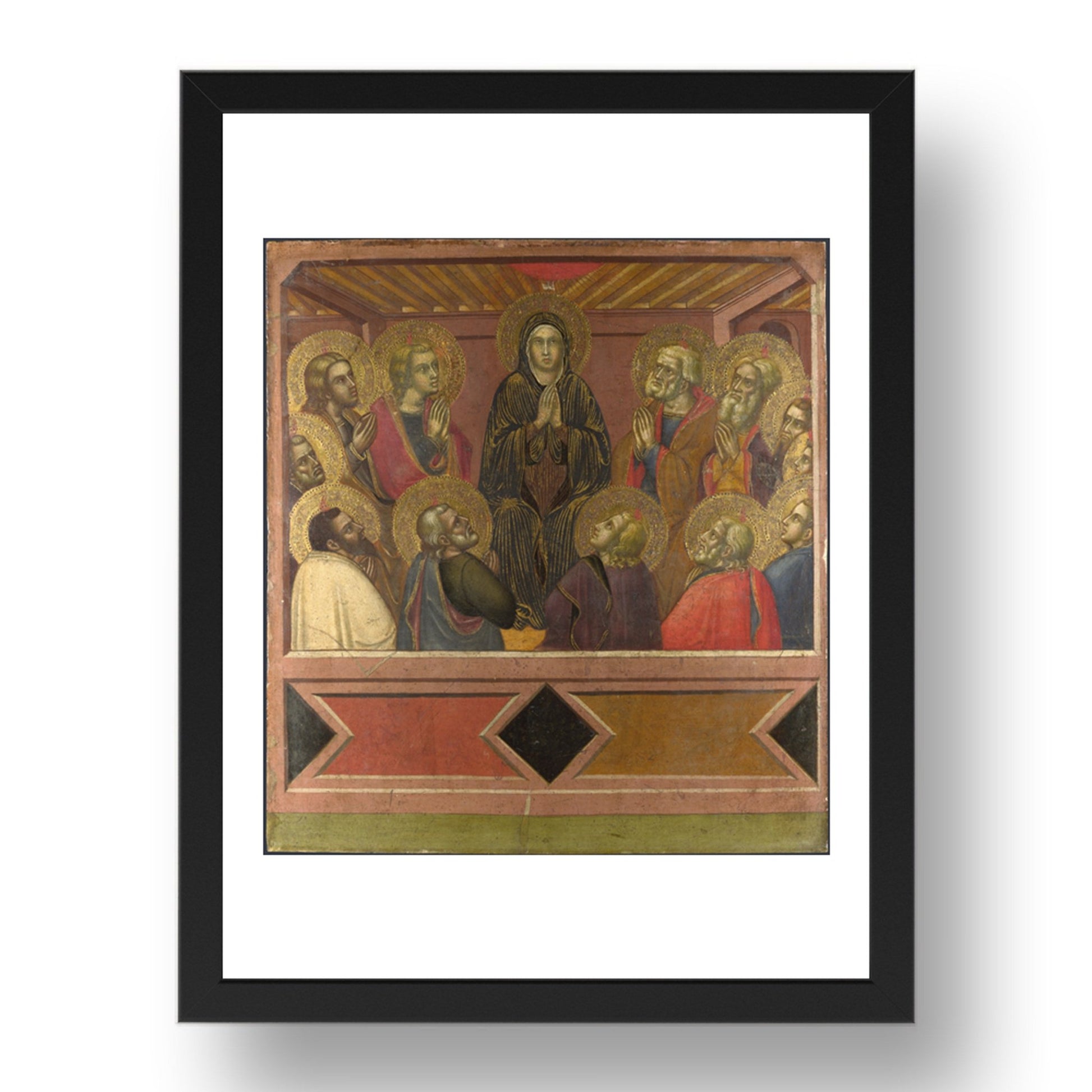 Barnaba da Modena: Pentecost, Poster in 17x13"(A3) Frame