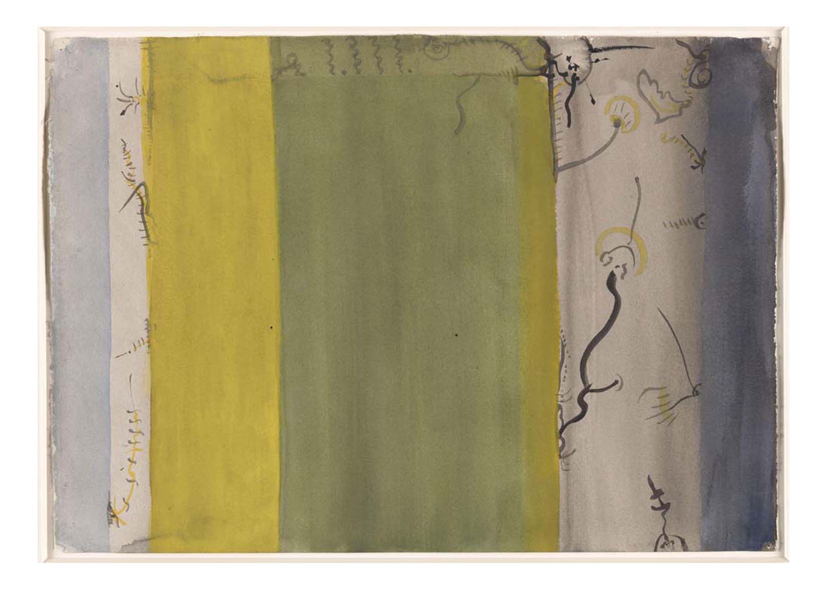 Barnett Newman - Untitled (2), 16x12" (A3) Poster Print