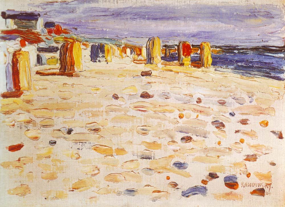Beach Baskets In Holland - Wassily Kandinsky by Wassily Kandinsky, 23x16"( A2 size ) Poster Print