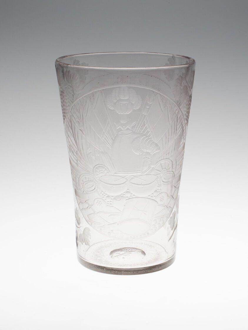 Beaker with the House of Hanover Arms (probably) by  Northern Germany, 23x16"( A2 size) Poster Print