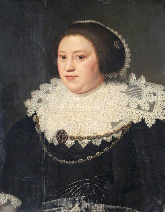 Beatrice of Nassau, vintage artwork by Paulus Moreelse, A3 (16x12") Poster Print