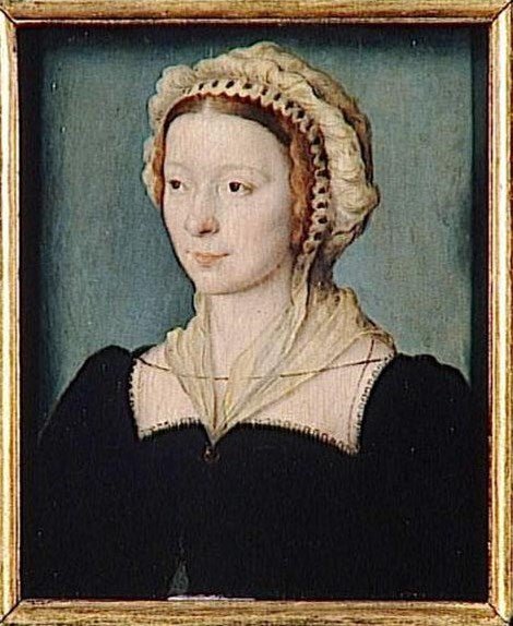 Beatrix Pacheco d'Ascalona, vintage artwork by Claude Corneille de Lyon, A3 (16x12") Poster Print