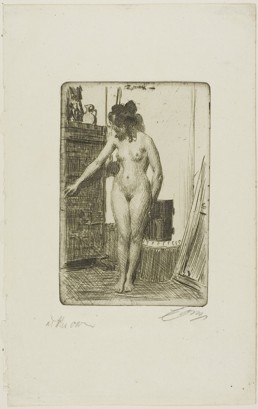 Before the Stove by  Anders Zorn, 23x16"( A2 size) Poster Print