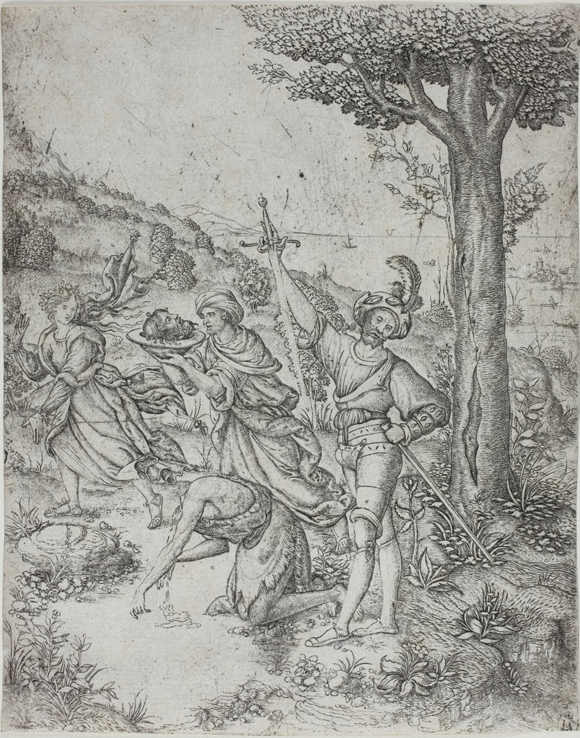 Beheading of St. John the Baptist by  Master of the Beheading of St. John the Baptist, 23x16"( A2 size) Poster Print