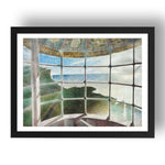 belle_tout_lighthouse Beachy Head by Eric Ravilious, 17x13" Frame