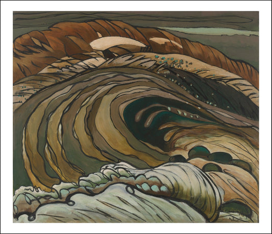 Below the Flood Gates - Huntington Harbor, 1930 by Arthur Dove, vintage art, modern poster print