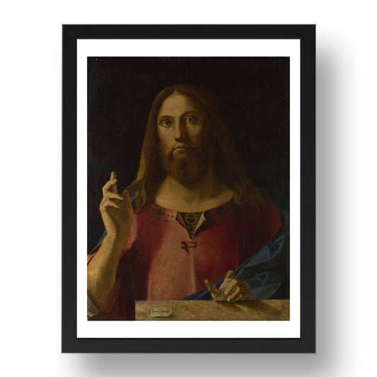 Benedetto Diana: Salvator Mundi, Poster in 17x13"(A3) Frame