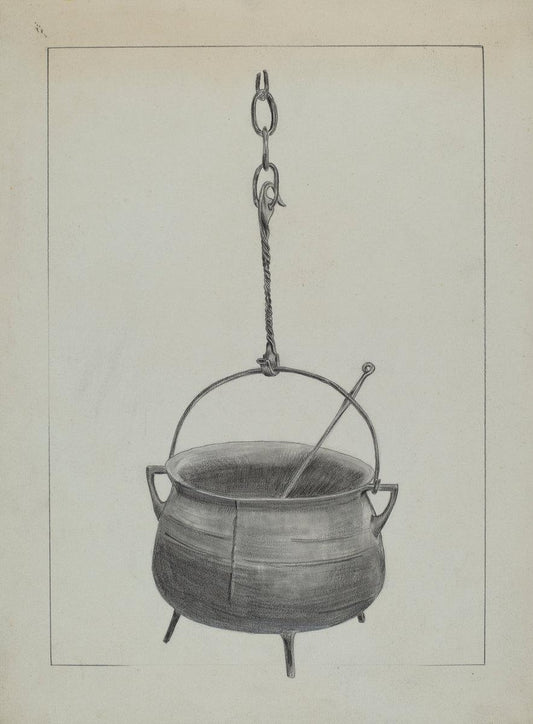 Benjamin Resnick:Kettle with Spoon,16x12"(A3) Poster