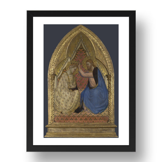 Bernardo Daddi: The Coronation of the Virgin, Poster in 17x13"(A3) Frame