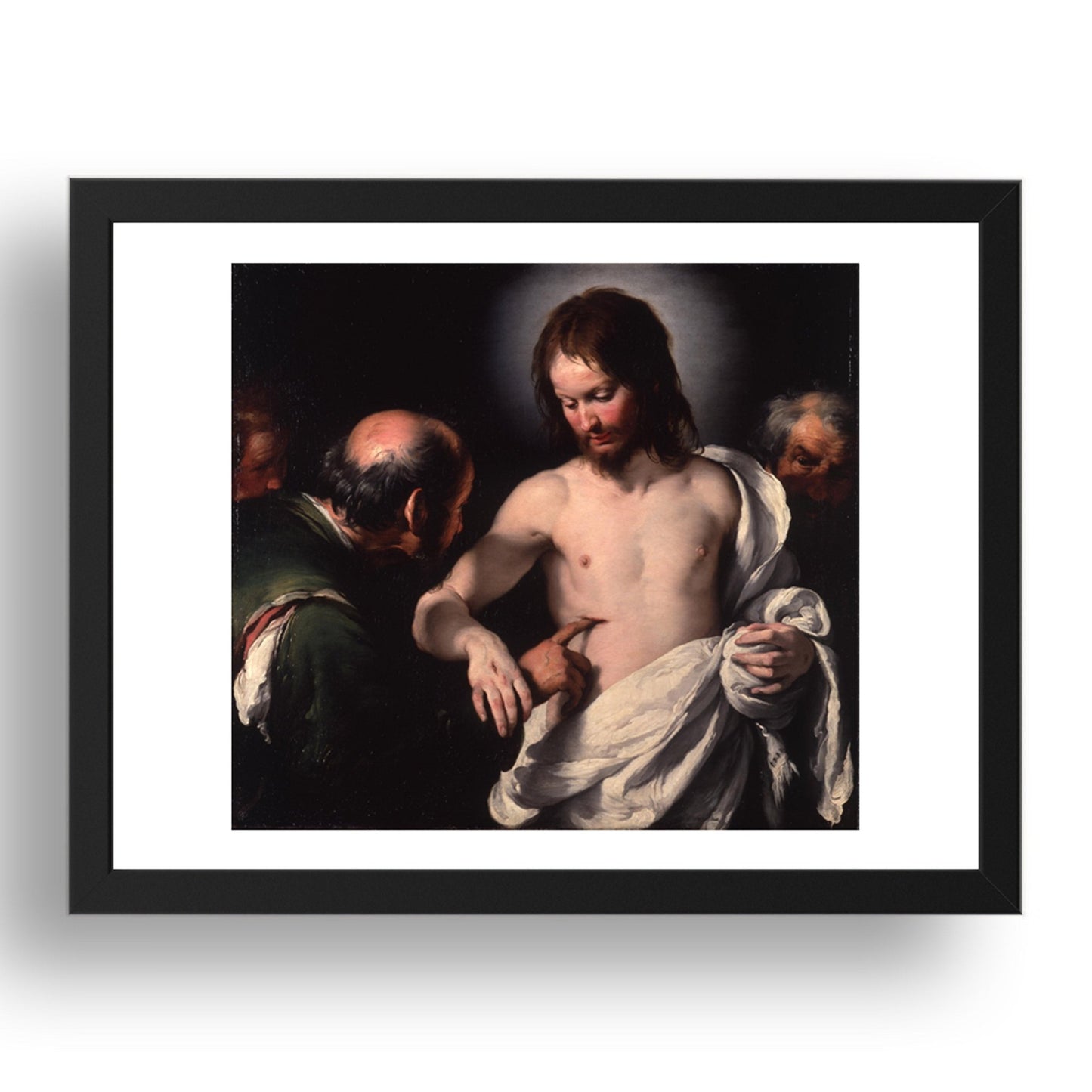 Bernardo Strozzi: The Incredulity of Saint Thomas, Poster in 17x13"(A3) Frame