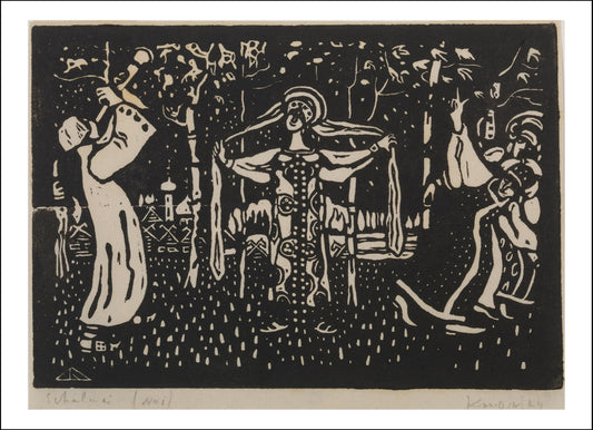 BIRCHES by Wassily Kandinsky, 23x16"( A2 size ) Poster Print