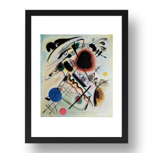 Black Spot 1921 by Wassily Kandinsky, 17x13" Frame