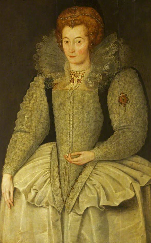 Blanche Parry, vintage artwork by Attributed to Marcus Gheeraerts the Younger, A3 (16x12") Poster Print