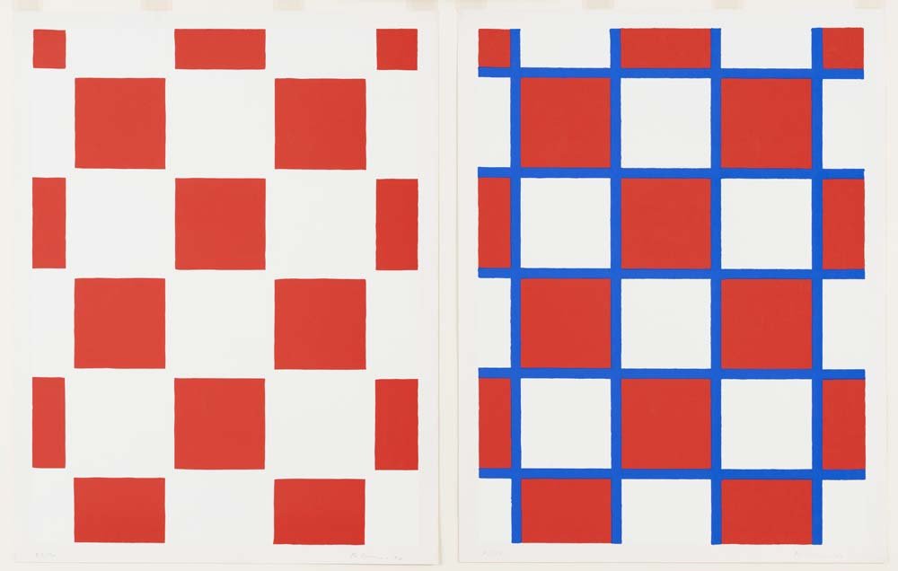 Blinky Palermo - Flipper vintage art, A3 (16x12")  Poster Print 