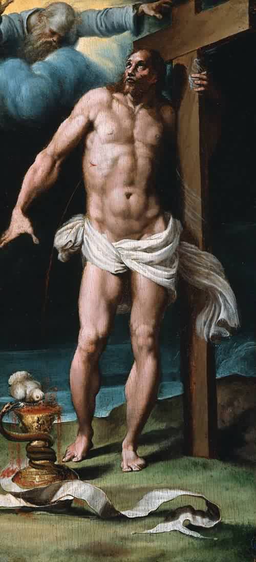 Blood of the Redeemer, vintage artwork by Bartolomeo Passarotti, A3 (16x12") Poster Print