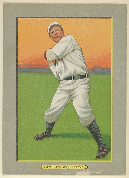 :Bob Groom Pitcher Washington Nationals  from Turkey Red Cab-16x12"(A3) Poster