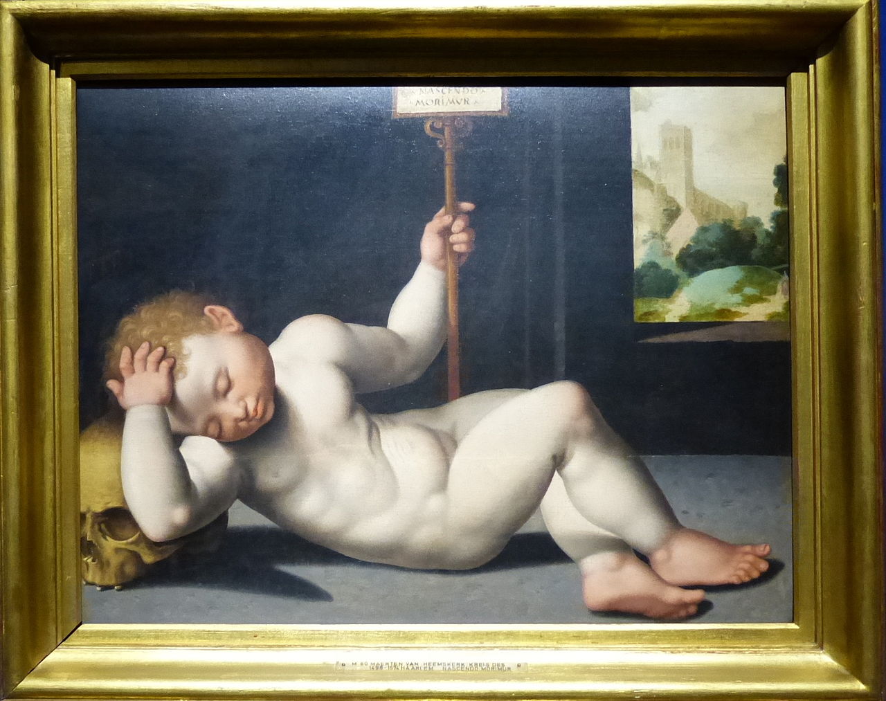 Born to Die, vintage artwork by Maerten van Heemskerck, A3 (16x12") Poster Print