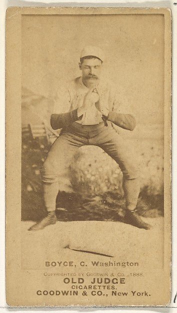 Boyce Catcher Washington from the Old Judge series for Old-16x12"(A3) Poster