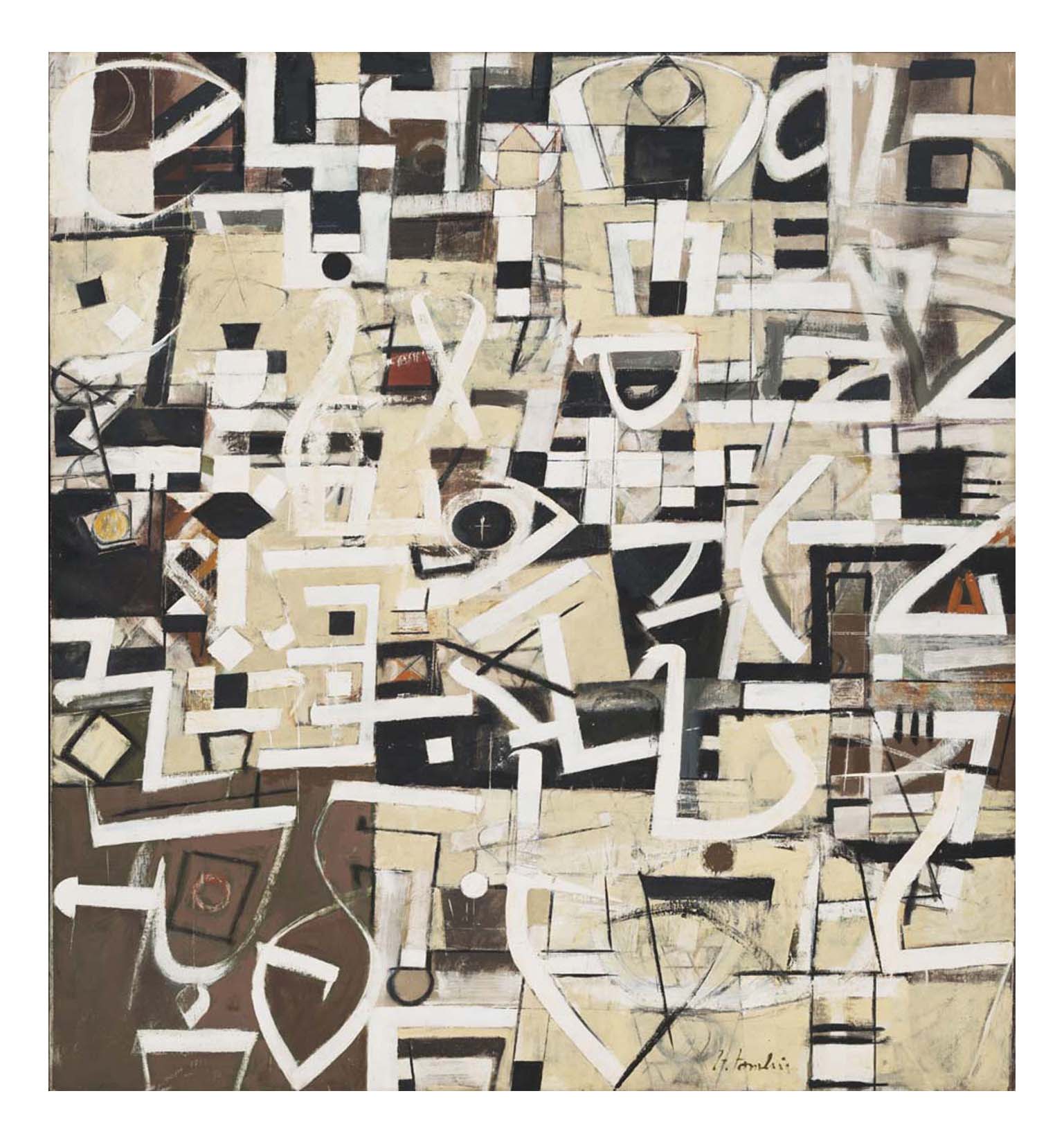 Bradley Walker Tomlin - Number 20, 16x12" (A3) Poster Print