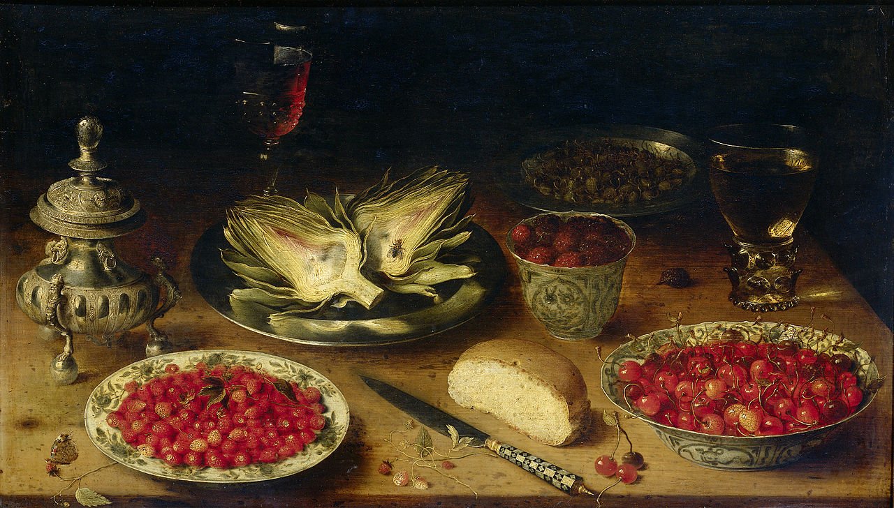 Breakfast Still-life, vintage artwork by Osias Beert, A3 (16x12") Poster Print