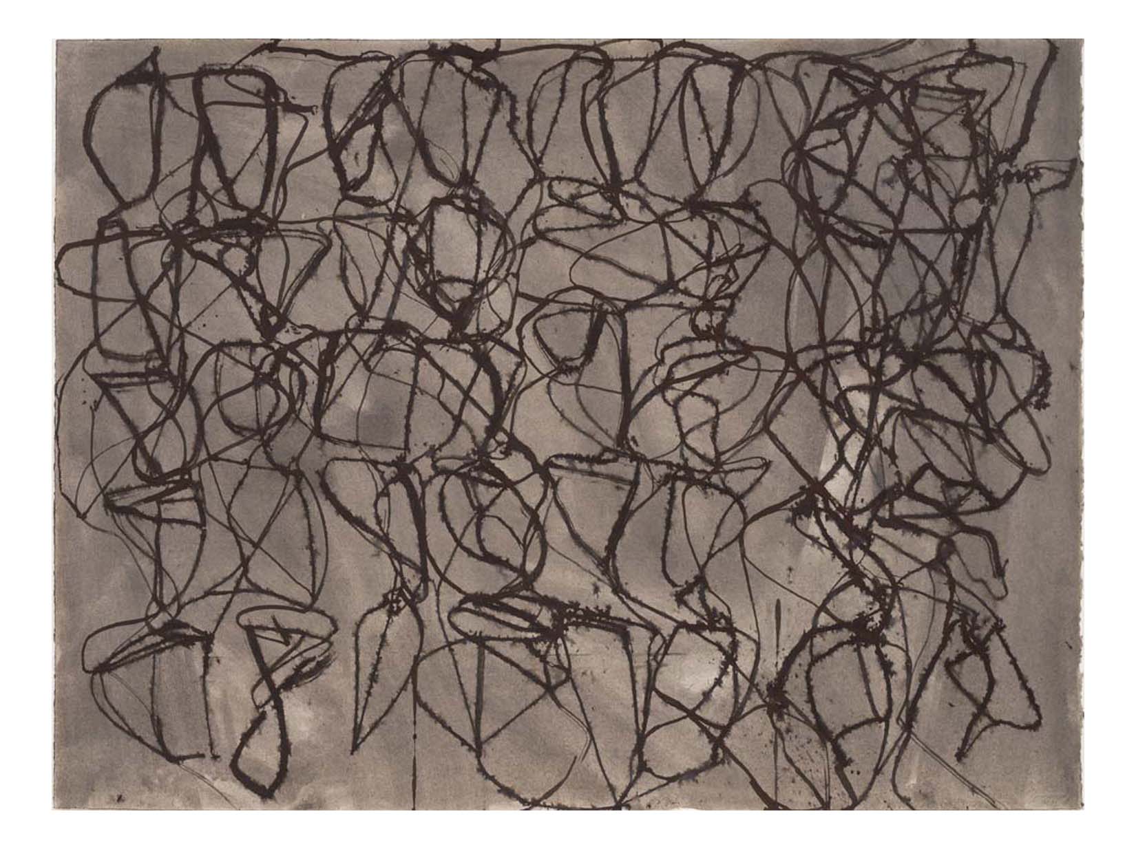 Brice Marden - Rain, 16x12" (A3) Poster Print