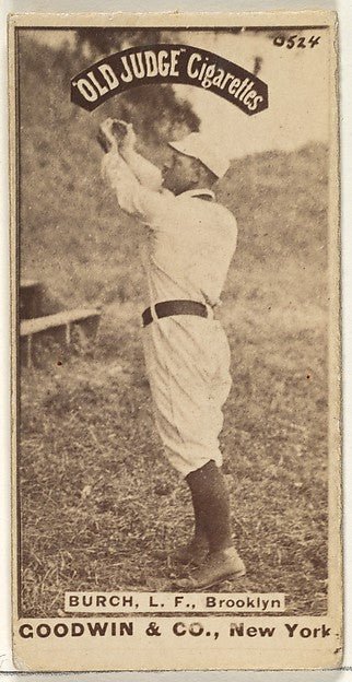 :Burch Left Field Brooklyn from the Old Judge series for Old-16x12"(A3) Poster