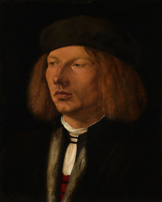 Burkhard of Speyer, vintage artwork by Albrecht Dürer, A3 (16x12") Poster Print