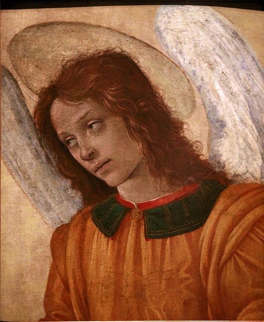 Bust of an Angel, vintage artwork by Filippino Lippi, A3 (16x12") Poster Print