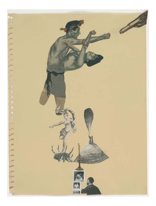 Cadavre Exquis with Esteban Frances, Remedios Varo, Oscar Dominguez and Marcel Jean - Untitled, 16x12" (A3) Poster Print