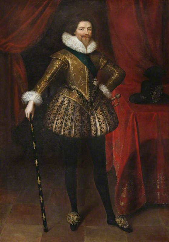 Called 'Jean-Louis de Nogaret (1554–1642), duc D'Epernon', vintage artwork by Attributed to Paulus van Somer I, 12x8" (A4) Poster
