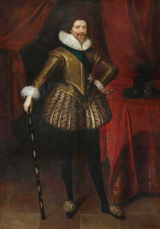 Called 'Jean-Louis de Nogaret (1554–1642), duc D'Epernon', vintage artwork by Attributed to Paulus van Somer I, 12x8" (A4) Poster