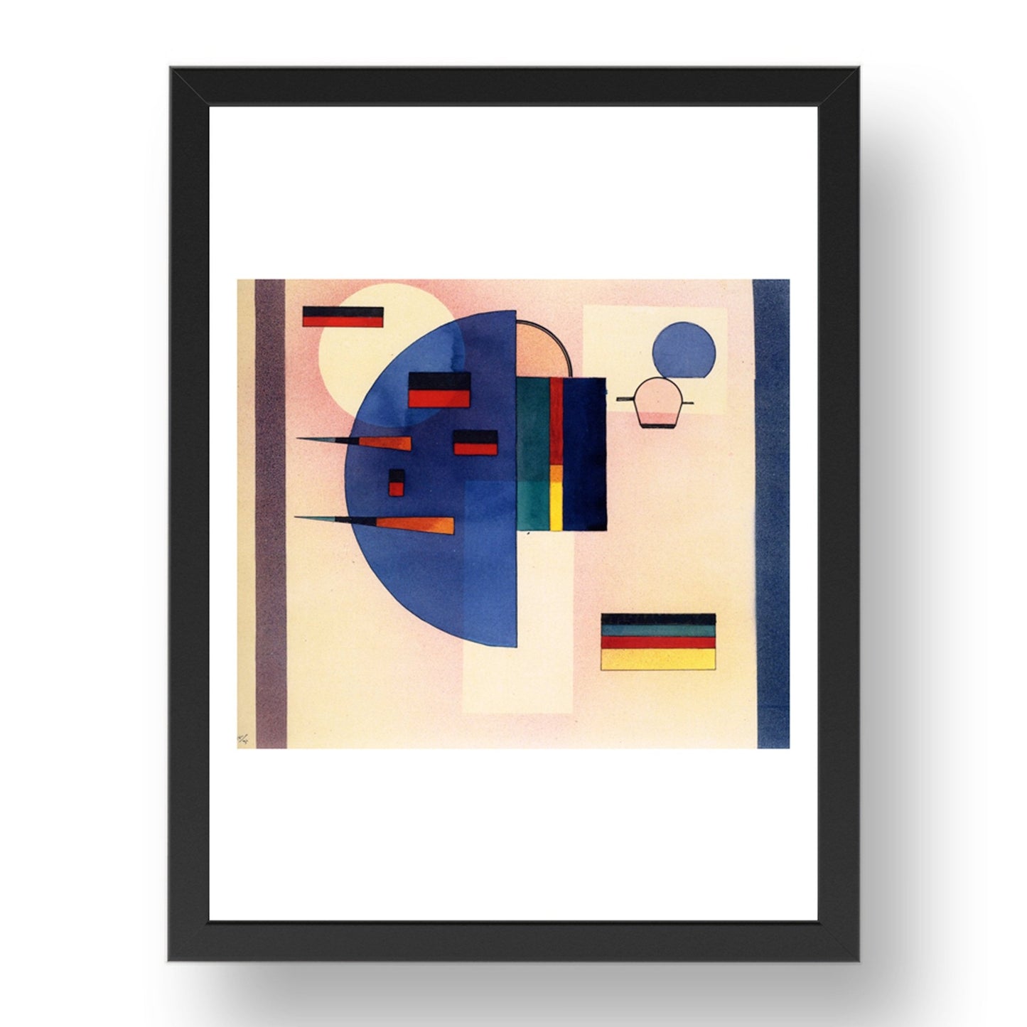 Calmed 1931 by Wassily Kandinsky, 17x13" Frame