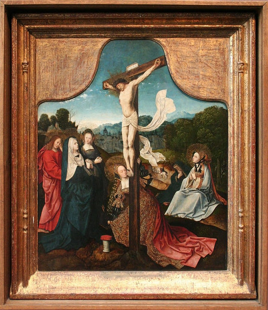 Calvery, vintage artwork by Jacob Cornelisz. van Oostsanen, A3 (16x12") Poster Print