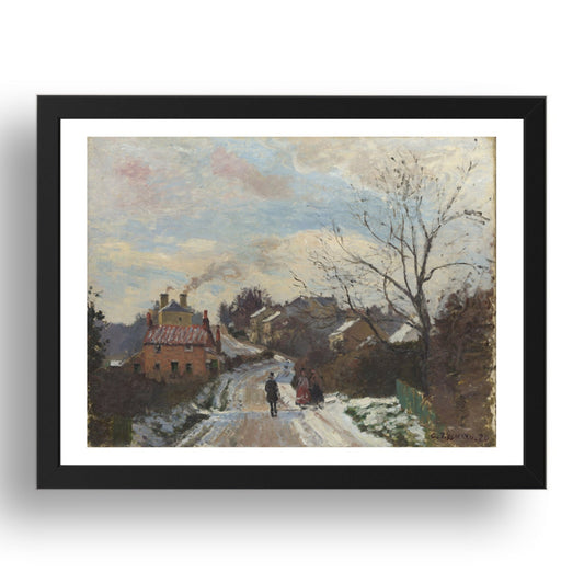 Camille Pissarro: Fox Hill, Upper Norwood, Poster in 17x13"(A3) Frame