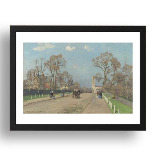 Camille Pissarro: The Avenue, Sydenham, Poster in 17x13"(A3) Frame