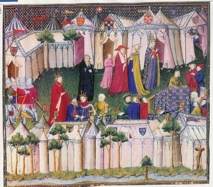 Camp, vintage artwork by Master of the , A3 (16x12") Poster Print