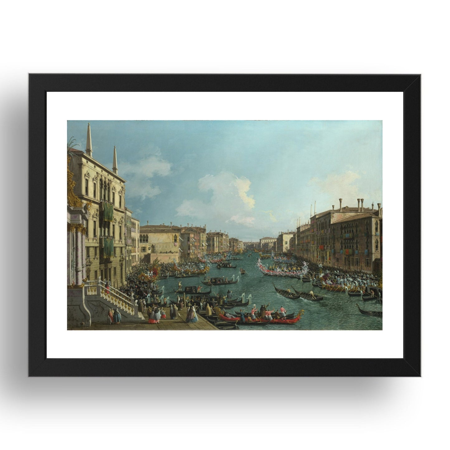 Canaletto: A Regatta on the Grand Canal, Poster in 17x13"(A3) Frame