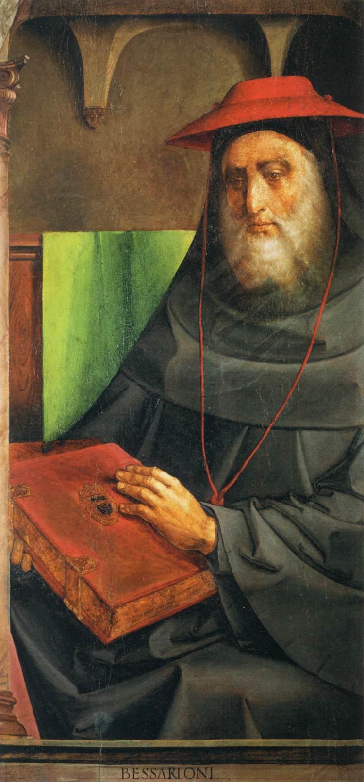Cardinal Bessarion., vintage artwork by Pedro Berruguete, A3 (16x12") Poster Print